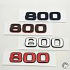 3D 800 Emblem Car Rear Trunk Badge Sticker Fender Decal Logo For Benz W463 G63 W213 Auto Styling Accessories