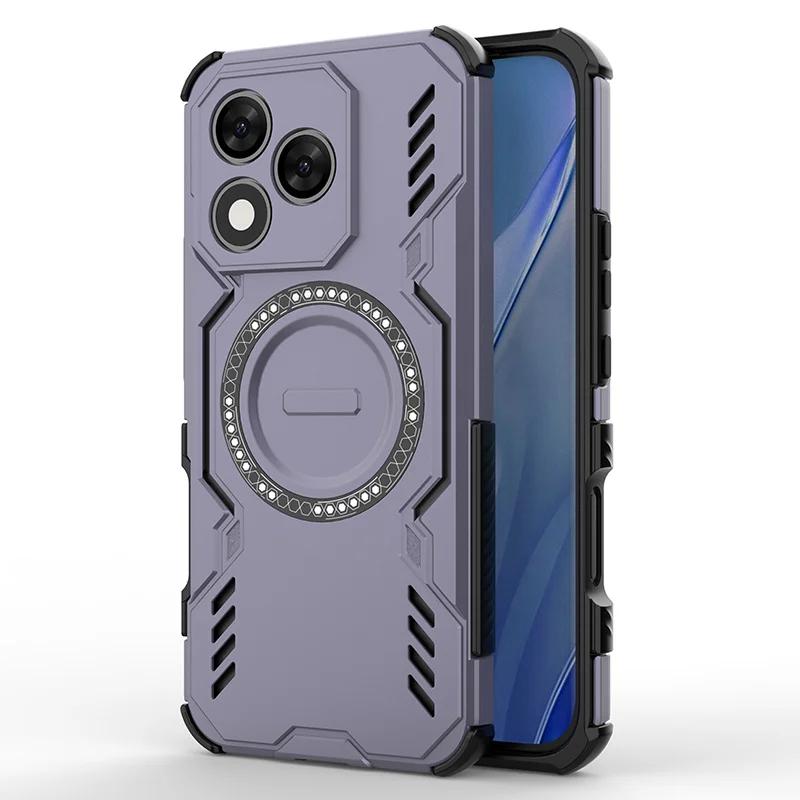 Новый чехол с защитой объектива и теплоотводом для Honor 400 Pro 400 Lite 5G, чехол с магнитной беспроводной зарядкой, Fundas Coque