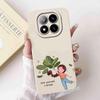 For Xiaomi Redmi Note 14 Pro+ 5G Case Cherry Print Cute Butterfly Soft Silicone Cover For Redmi Note 14Pro Plus 5G 6.67" Bumper