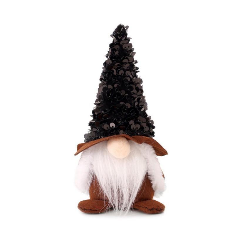 Рождественский Санта Безликая Кукла Блестящая Шляпа Гном Рождественские Украшения Для Дома Орнамент Рождественские Подарки Навидад Ноэль Новогодняя Вечеринка