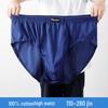 Men's Plus Size High Waist Pure Cotton Briefs for Middle-Aged and Elderly
