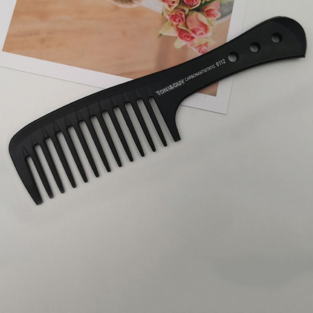 Черный гребень для стрижки волос Пластиковый парикмахерский гребень Парикмахерские профессиональные парикмахерские расчески для мужчин/женщин