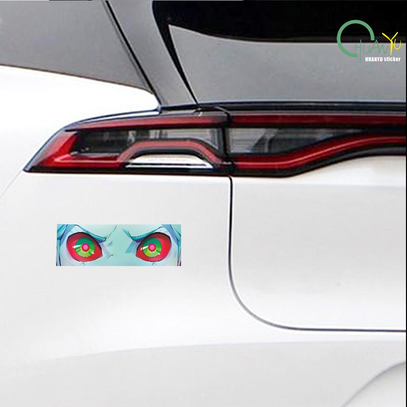 Светящаяся наклейка с Люси Ребеккой Эджволкер из аниме; внимательные глаза тело стекло украшение; наклейка на чемодан