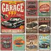 Classic Auto Garage Car Full Service Metal Tin Signs Wall Art Posters Plate Wall Decor for Bars Man Cave Cafe Clubs Garage Retro