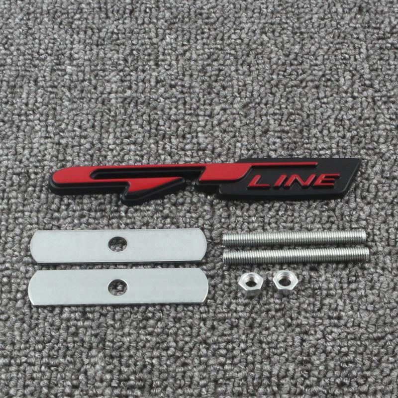 AABIW1 Car Front Grill Emblem Sticker Accessories For For Kia GT-Line Sportage Ceed Rio Picanto Sorento Soul Cerato Venga Forte K9 Cade
