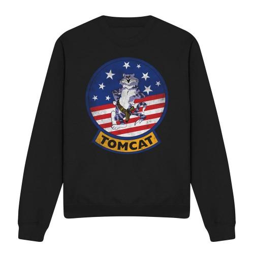 Top Gun Unisex Adult Tomcat Logo Sweatshirt