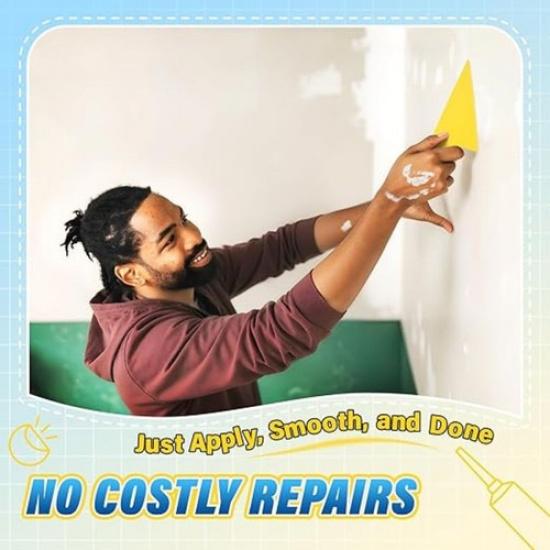 Набор для ремонта гипсокартона - Быстросохнущий, 9 шт. Шпаклевка для ремонта стен с шпаклевкой и