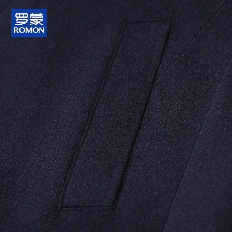 ROMON Мужское демисезонное пальто средней длины из смесовой шерсти