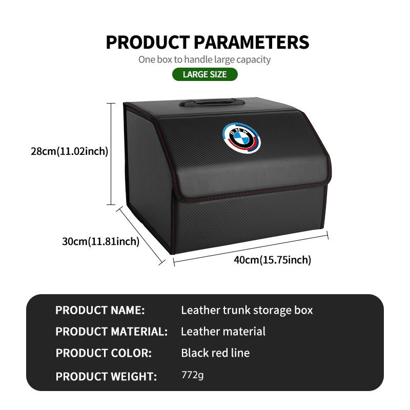 Car Trunk Storage Box Multiuse Portable Storage Organizer Tool For BMW E36 E39 E87 E60 E46 E53 E90 F10 F20 F25 F30 X3 X5 QH9