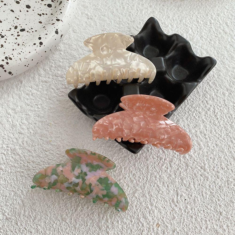 Hair Clip Girls Korean Style Headwear Female Hair Accessories Plastic Hair Claw Acetate Hair Clip