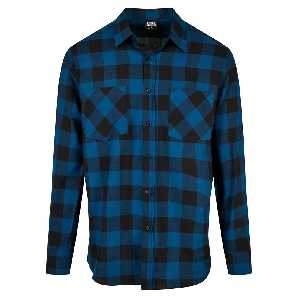 Urban Classics Mens Checked Flannel Shirt