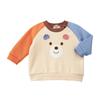 MIKIHOUSE HOT BISCUITS Sweatshirt for Boys and Girls, Ivory, Size 70cm, 73-5608-496