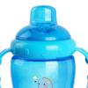 Чашка-непроливайка, 225 мл, мультяшный дизайн, двойные ручки, пищевые материалы, детская бутылочка-непроливайка для путешествий