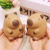 1 шт. Милая Капибара Сжимаемый Мячик Антистресс Игрушки Мягкая Игрушка для Сжимания Пальцами из ТПР Сенсорные Игрушки-Непоседы Снятие Стресса и Тревожности Успокаивающий Инструмент
