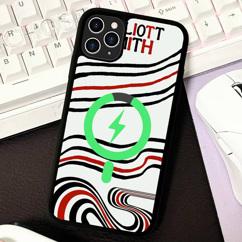 Эллиотт Смит Figure 8 Для Магнитного Матового Чехла Телефона Для IPhone 16 17 15 14 13 12 11 Для Чехла с Беспроводной Зарядкой
