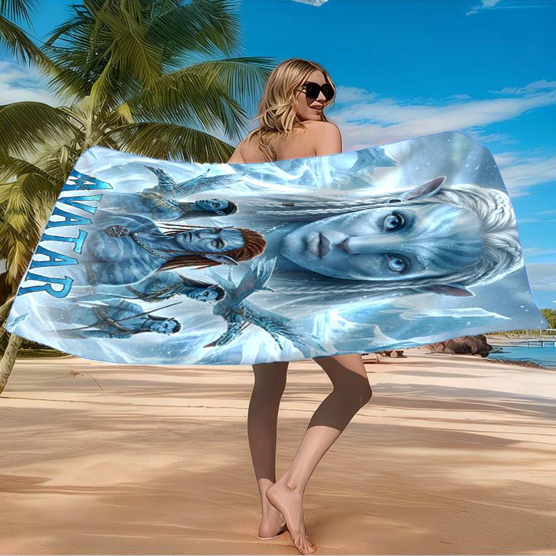 Fantasy Alien World Beach Towel Microfiber Beach Towel, Lightweight and Quick-Dry, for Summer Travel, Swimming Pool Fan Birthday Gift