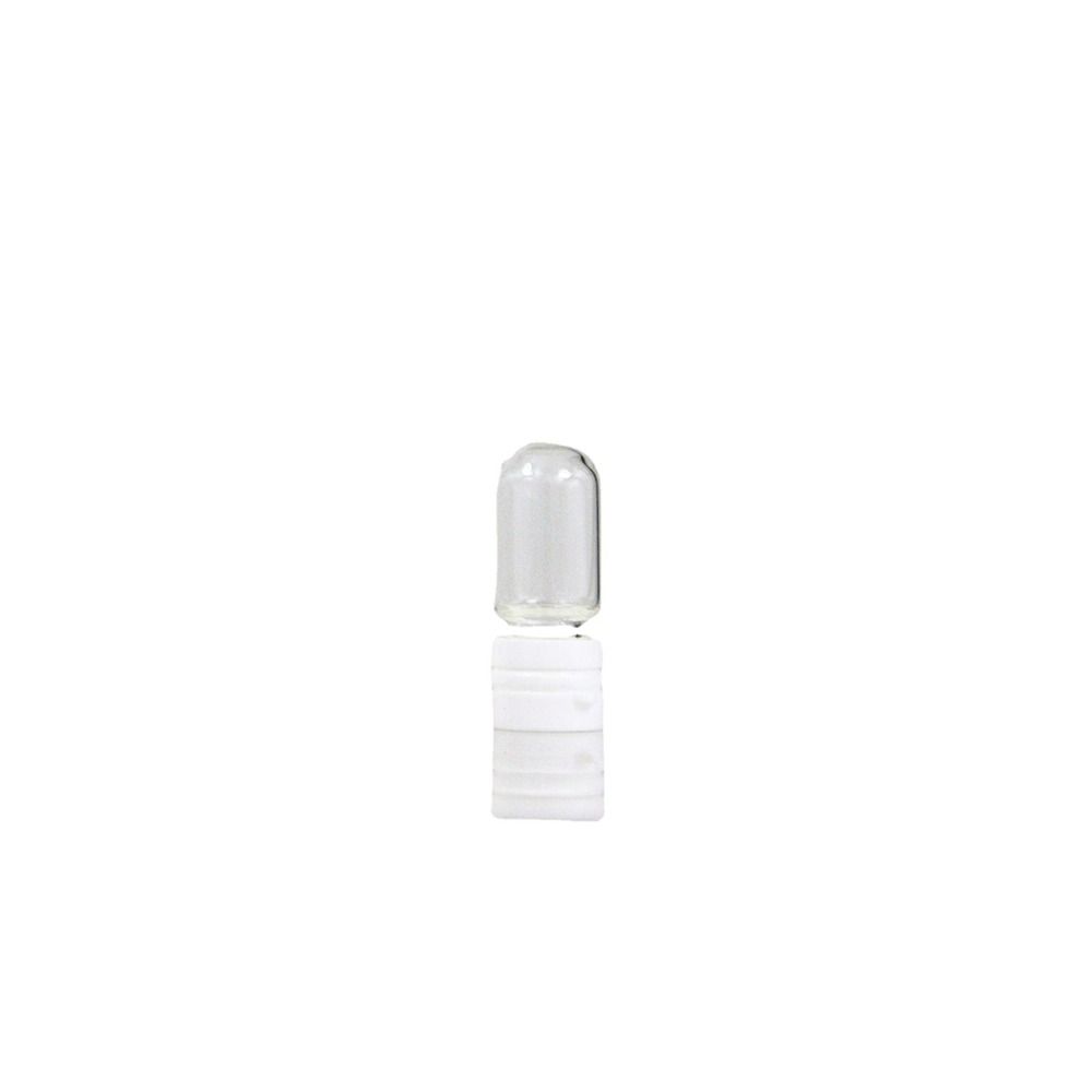 Sample Vial with Cap Powder Solid Storage Lotion  Bottle Glass Test Tube Mini Refillable Bottle Round Bottom Bottle
