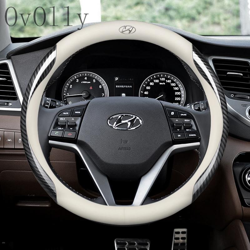 Car steering wheel cover for Hyundai I10 Getz Grand Starex Accent Elantra Atos Sonata Santa Fe Tucson I40 Ioniq Atoz Car