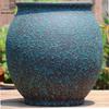 Vintage Ceramic Pot for Indoor/Outdoor Use – Large, Breathable Coarse Pottery for Green Plants, Tall Wide Mouth Design for Bougainvillea & Succulents