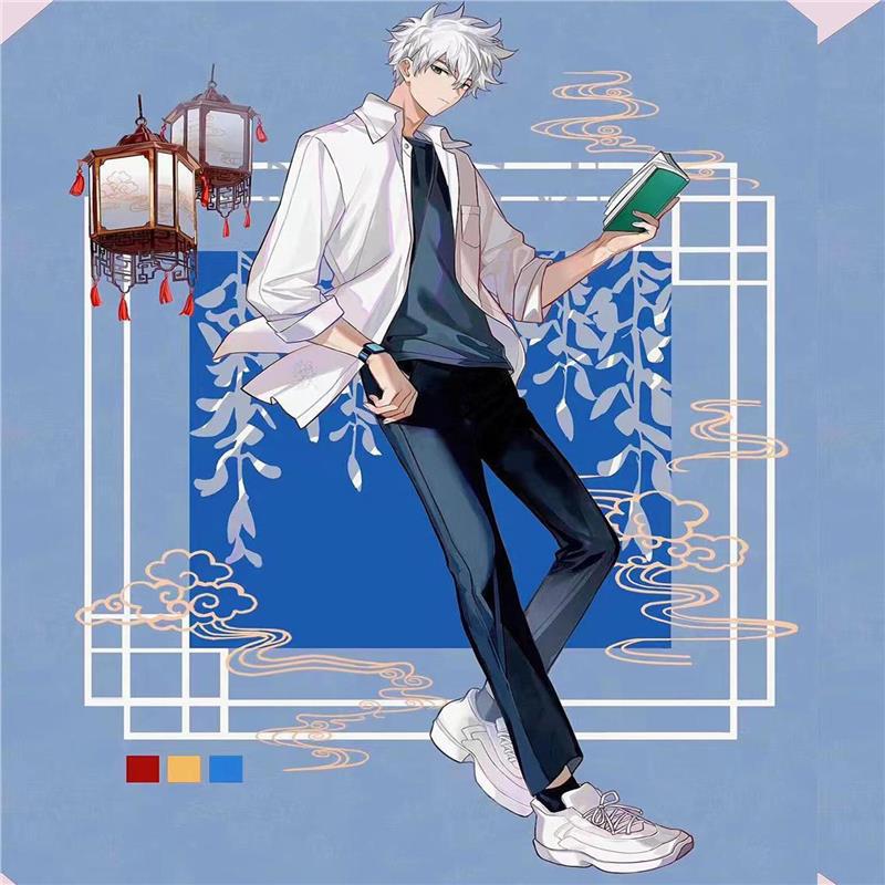 Периферия Link Click: Очень большой акриловый стенд - Изысканное настольное украшение Цяо Лин и Лу Гуан