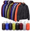 Autumn Winter Down Jacket Men's Hooded Super Light Warm Slim Coat Down Jacket Men's Coat