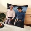 Brokeback Mountain Cushion Cover Silky Short Plush Home Sofa Cushion Cover - Invisible Zipper Home Decoration