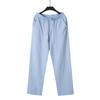Men's Straight Leg Casual Trousers with Elastic Drawstring Waist