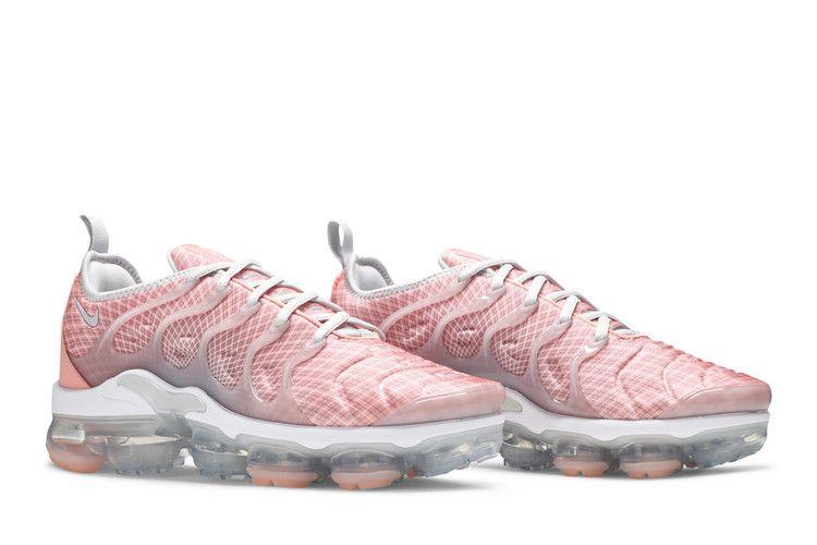 Женские кроссовки Nike Air VaporMax Plus Bleached Coral Pure Platinum (Женский) Отбеленный Коралл/Чистая Платина