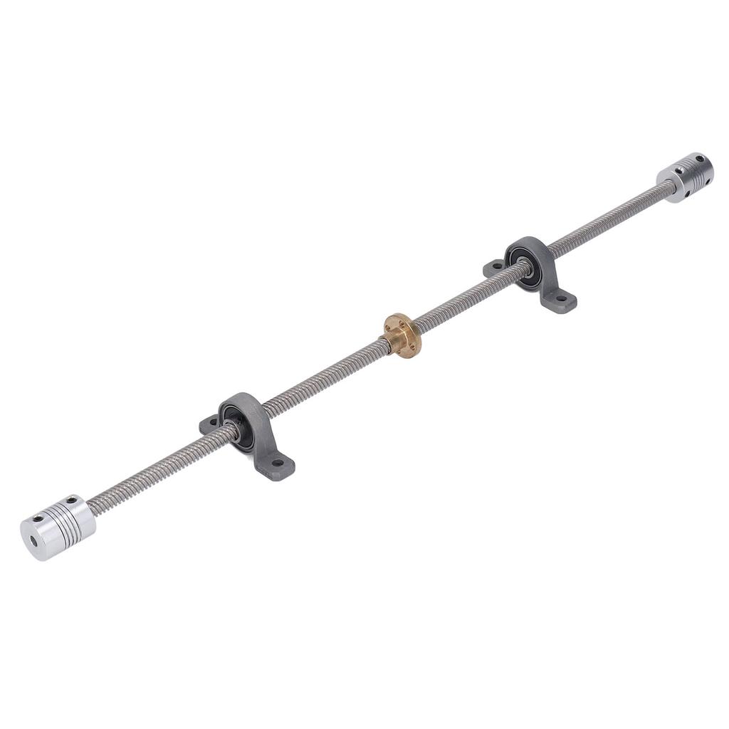 Набор винтов 8 мм 500 мм Горизонтальные оптические оси 2 рельса Вал опорный подшипник блок муфта T8