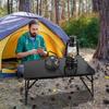 Folding Camping Table Portable Rubber Handle Heavy Duty Aluminum Alloy Anti-slip Multifunction Outdoor Hiking Picnic BBQ Portable Tea Table