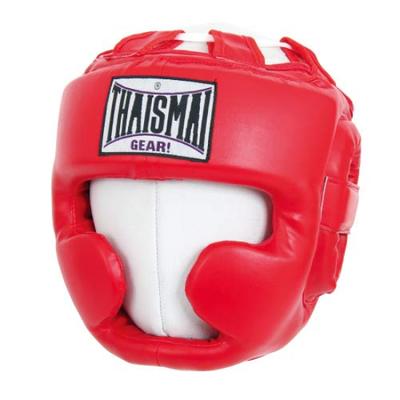 ISAMI Thaisamai PU Защита головы ISAMI Защита головы Детская защита подбородка Бокс Кикбоксинг Спарринг BX-90 // (Маленький, Красный)