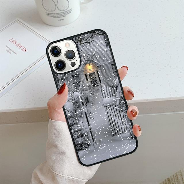 Winter Landscape Phone Case For iPhone 17 Air 13 12 14 15 16 Cover For Apple 14 15 16 Pro Max 6S Plus Coque