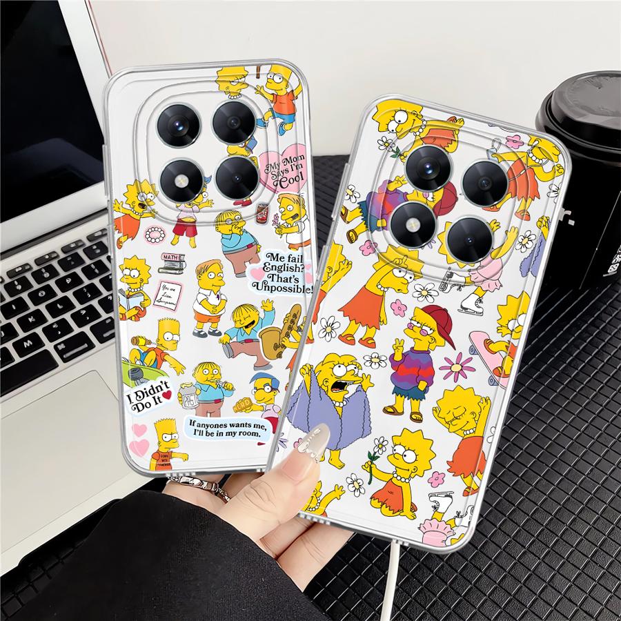 Case for Xiaomi Redmi Note 14 Pro Plus 14C A4 11S 11 12S 10S 12 9 10 Note 13 13C Soft Phone Cover The S-simpsons