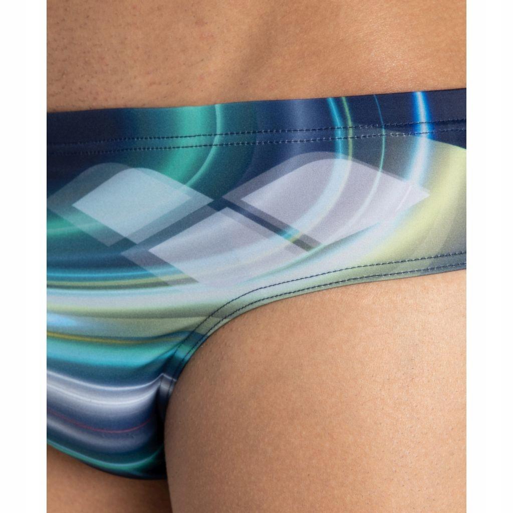 Y6279 Arena Flashing Lights Brief Men's Swim Trunks D7 UK38 F95