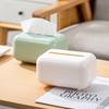 Household Tissue Box with Lid Desktop Paper Holder Napkin Storage Box Office Decoration Sealed Dustproof Tissue Container