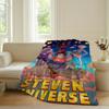 Мультяшное милое одеяло S Steven U UniverseS для дивана, офиса, кровати, самолета, путешествий, сна, чтения, отдыха, кемпинга, мягкое и теплое