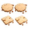 Bread Toast Cushion Cute Stuffed Chair Pad Seat Cushion with Anti-Slip Bottom for Office Chairs Kitchen Chairs Bedroom Floor Sitting