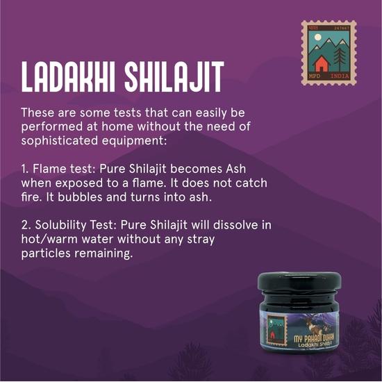 МОЙ ПАХАДИ ДУКАН (МПД) 100% чистое ладакхское мумие 20 г | Настоящее гималайское мумие для повышения выносливости и силы | Протестировано в лаборатории, Смола