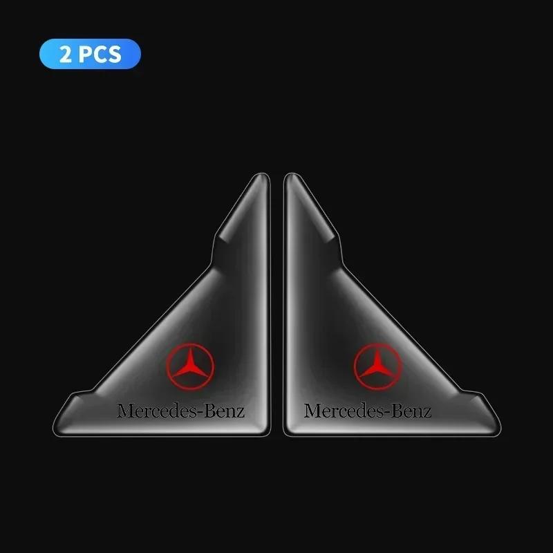 DQQ3 2Pcs Transparent Car Door Corner Cover Anti-Scratch Protection Sticker For Mercedes Benz A B C E M G S Class Exclusive AMG W108