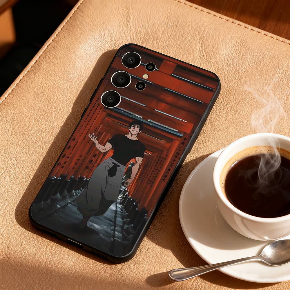 Чехол для телефона Toji F-Fushiguro Jujutsu K-Kaisen Для Samsung S26,S25,S24,S21,S22,S23,S30,Ultra,S20,FE,Lite,10,9, Черный чехол