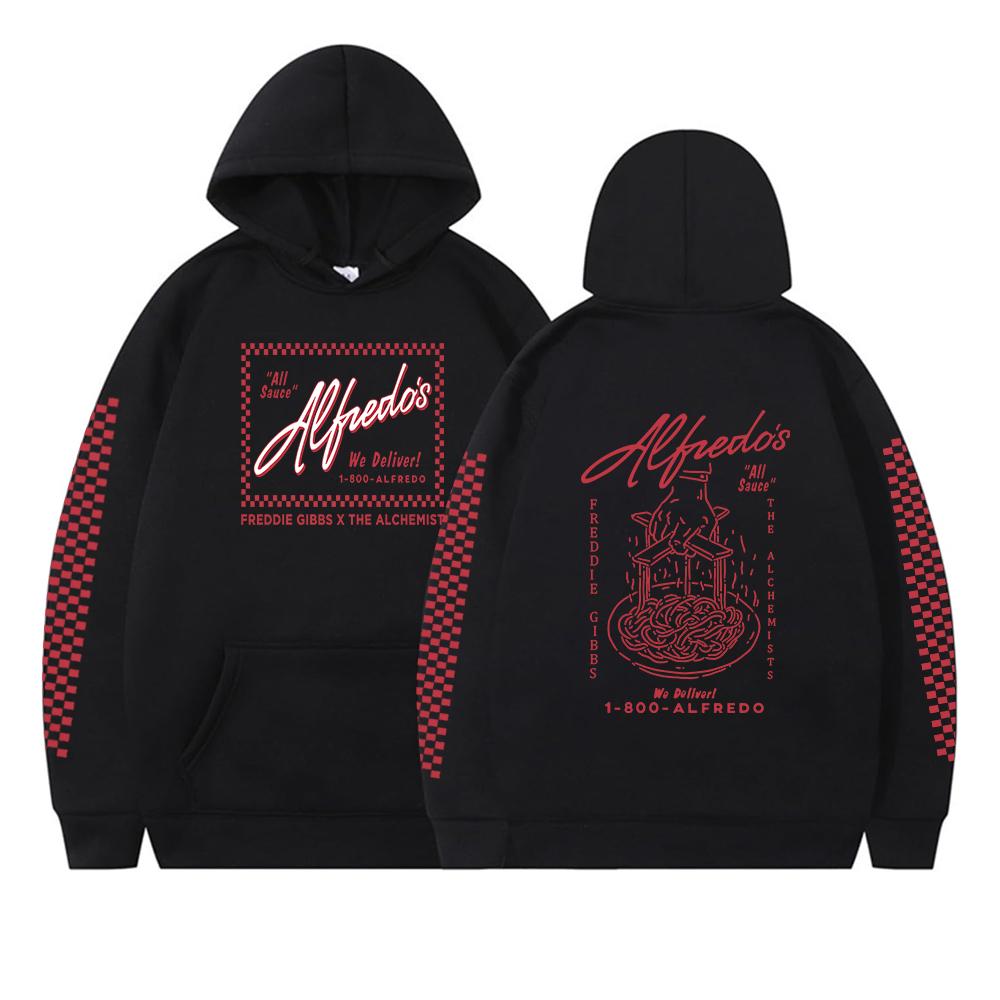 Худи Freddie Gibbs и The Alchemist's Alfredo Новая Музыка Худи Alfredo Мужской Женский Лонгслив Уличная Одежда Хип-Хоп Толстовка