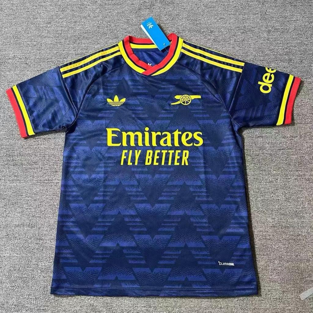 Arsenal Man Utd Retro Long Sleeve Soccer Fan Jersey