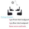 4 pcs - Mudguards