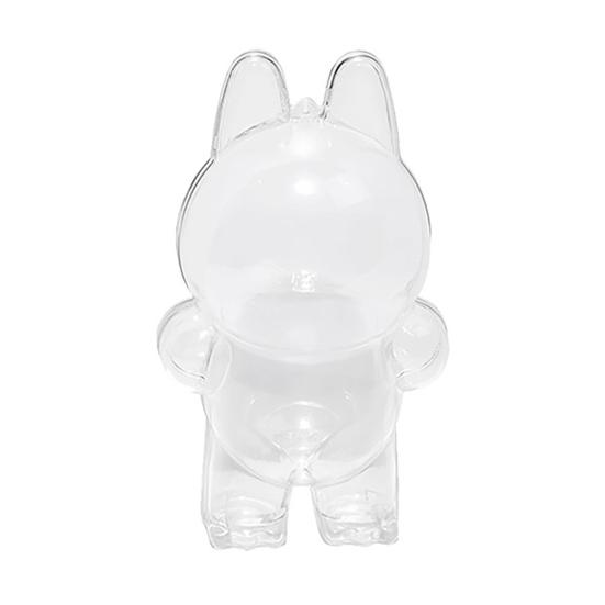 1/2Pcs Clear Figure Display Cases with Keychain High Durability Transparent Portable Dustproof Mini Doll Protective Covers