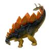 Realistic and Super Cool Miniature Planet Dinosaur Infinity 3 Set of Stegosaurus and Mosasaurus Figures, 4 (Blue/Brown) (Blue/Brown)