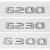 QGP3  3D Letters Car Tail Box Emblem Rear Trunk Sticker Badge for Mercedes Benz G36 G63 G65 G200 G230 G300 G350 G500 G550 G Class