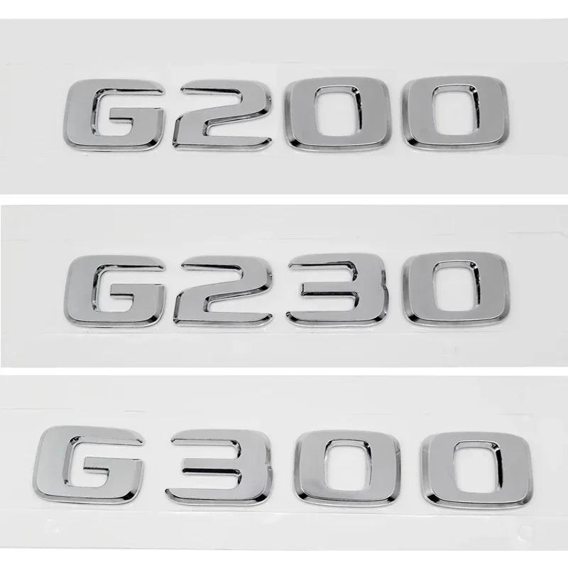 QGP3 3D Letters Car Tail Box Emblem Rear Trunk Sticker Badge for Mercedes Benz G36 G63 G65 G200 G230 G300 G350 G500 G550 G Class