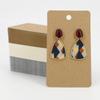 In-Stock Dangle Earrings Display Card - 5x8.9cm, 100 Sheets/Pack, Hot-Selling Design