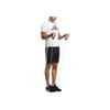 adidas Train Essentials Пике 3 полоски Тренировочные шорты Мужские Шорты Черный Белый IB8243