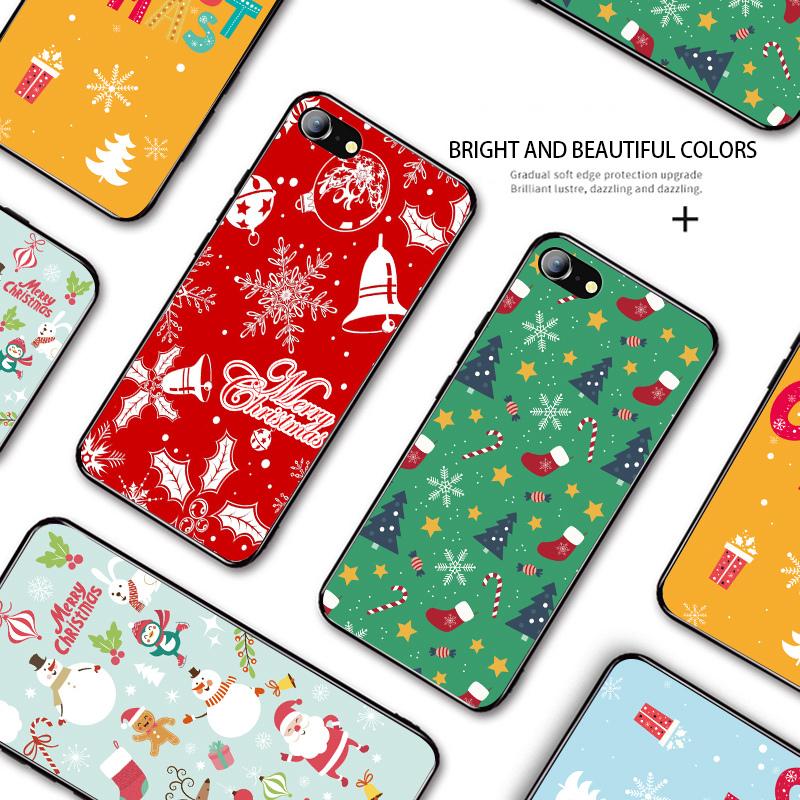 Милый чехол для телефона с рождественским рисунком и рисунком для Infinix Hot Tecno Camon 19 Pro Huawei P50 Pro OnePlus, мягкий силиконовый чехол из ТПУ для мобильного телефона
